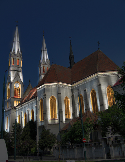Az erzsébetvárosi római katolikus templom Temesváron