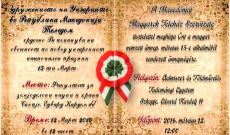 Idei meghívónk belseje - magyar és macedón szövegezéssel