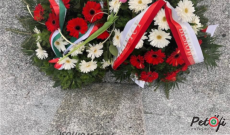 A varsói Petőfi Sándor szobor koszorú 2019