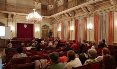 A hollandiai kvartett koncertje a segesvári Tiberius Fesztiválon, a Polgármesteri Hivatal dísztermében