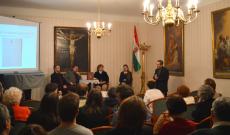 A Mindszenty József-nagymonográfia bécsi bemutatóján (Fotó: Miklós Tünde)