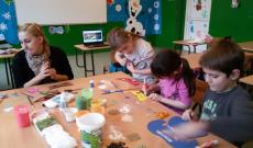 Munka közben, busó álarc készítés (Maradék)