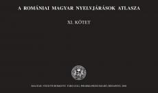 A romániai magyar nyelvjárások atlaszának (RMNyA) borítója