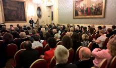 Benefizgala - dr. Smuk András az &quot;Europa&quot;-Club elnöke beszédet mond