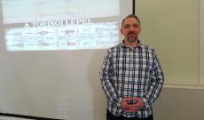 Gulyás Tamás mosonmagyaróvári történelemtanár előadása Pozsonyban
