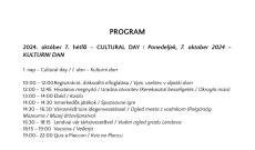 Az első és második nap programja (Forrás: MMISZ)
