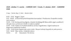 A harmadik nap programja (Forrás: MMISZ)