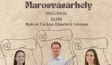 Költészetnapi plakát három fellépővel