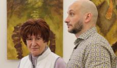 Jégh Izabella, a Csemadok Pozsonyi Városi Választmányának elnöke és Kaszás Kornél