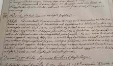 Bejegyzés 1870-ből
