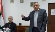 Mile Lajos főkonzul és Barabás János vezető konzul konzul