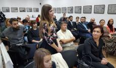 A találkozón résztvevő ösztöndíjasok és mentoraik osztondijasok