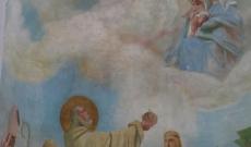 a Szent István kápolna freskója