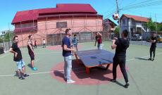 A Téglás Gábor iskola diákjai kipróbálták a TEQBALL-t