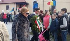 Március 15-i ünnepség Szászrégenben