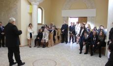 A verseny résztvevői  dr. Molnár Imre vezetésével elzarándokoltak az Esterházy-kápolnához is, ahol lerótták tiszteletüket a mártírpolitikus emléke előtt