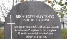 Gr. Esterházy János emlékét őrző emléktábla