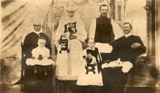 Fogarasi Balázs és családja. 191o-es évek, Halmágy
