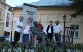 Kassa_Márai szobor Kassa_Márai szobor