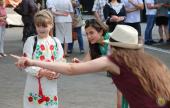A munkácsi cserkészek játékai a fesztivál ifjúságával
