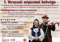 I. Brassói népzenei hétvége