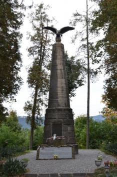 Segesvári csatában elesett honvédek turulmadaras obeliszkje  - A fotót készítette: Sándor Zsigmond Dénes