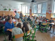 students in Ghymes public elementary school