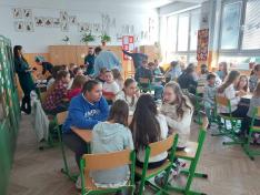 students in Ghymes public elementary school