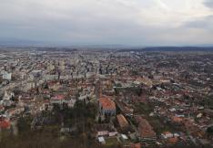 Déva belvárosa a várból 