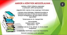Nyitracsehi Jurta Látványtár könyvkiállítás