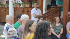 A gyülekezet lelkipásztora, Dobos Lóránd is jelen volt