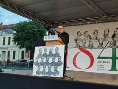 Faur Lazar, Arad megyei jogú város alpolgármesterének beszéde