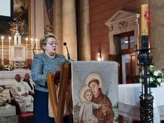 Az aradi Alma Mater Alapítvány nevében Kranowszky Nagy Andrea, az alapítvány elnöke köszöntötte a megjelenteket
