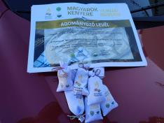 A Magyarok Kenyere adományozó levele