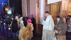  Márton napi szent mise a rahói római katolikus templomban - körmenet