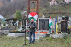 Rahó - Hőnis László rahói képviselő beszéde a megemlékezésen