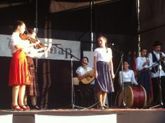 A szalókai Tiszaháti népzenei együttes moldvai dallamokat játszott