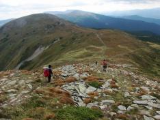 Lefelé a Hó-várról (Hoverla)