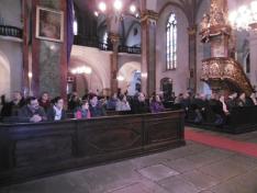 A koncert helyszíne a Prágai Szt. Henrik templom volt