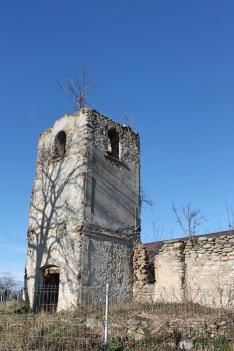 Fehérvíz református templomának romjai