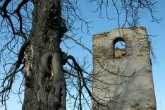 Fehérvíz református templomának romjai