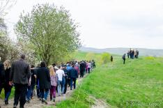 Apácai kakaslövés - A falu népe kíséri a kakaslövőket II.