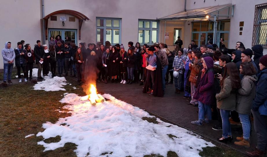 Segesvári gimnazisták körében Segesvári gimnazisták körében