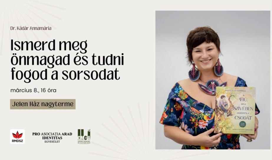 Önismereti előadás nőnap alkalmából Aradon Önismereti előadás nőnap alkalmából Aradon