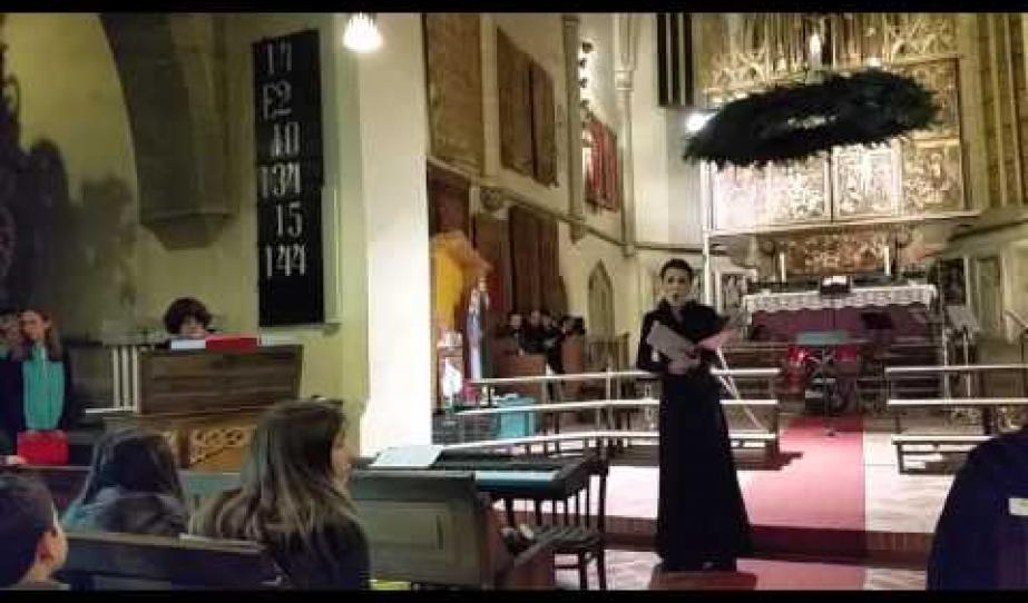 Ferencz Orsolya - Bist du bei mir (Medgyes, Ökumenikus Karácsonyi Koncert)