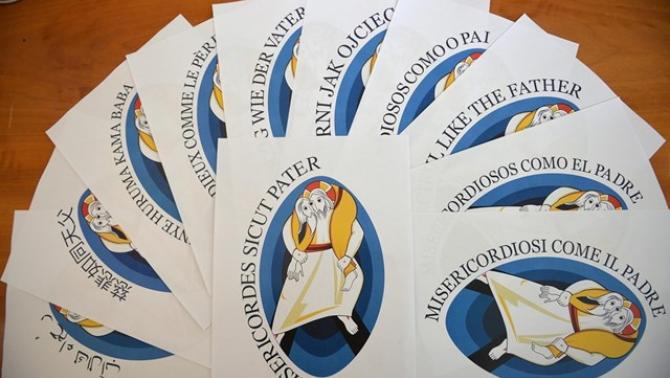 Az irgalmasság szentévének a logója. Forrás: www.radiovaticana.va