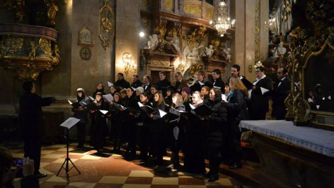 Cantus Arcis: adventi koncert Bécsben a Peterskirchében 2014. december 14-én