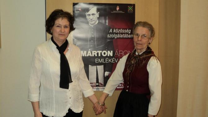 Varga Gabriella és az osztrák nemzetiségű, de magyarul is tökéletesen beszélő és magyarul is érző Ugri (sz. Prassl) Ingrid