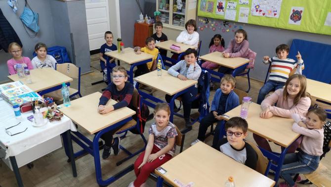 Alsósok honismereti foglalkozáson Kőhalomban 