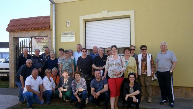 A magyarországi horvát küldöttség a vukovári Magyar Házban